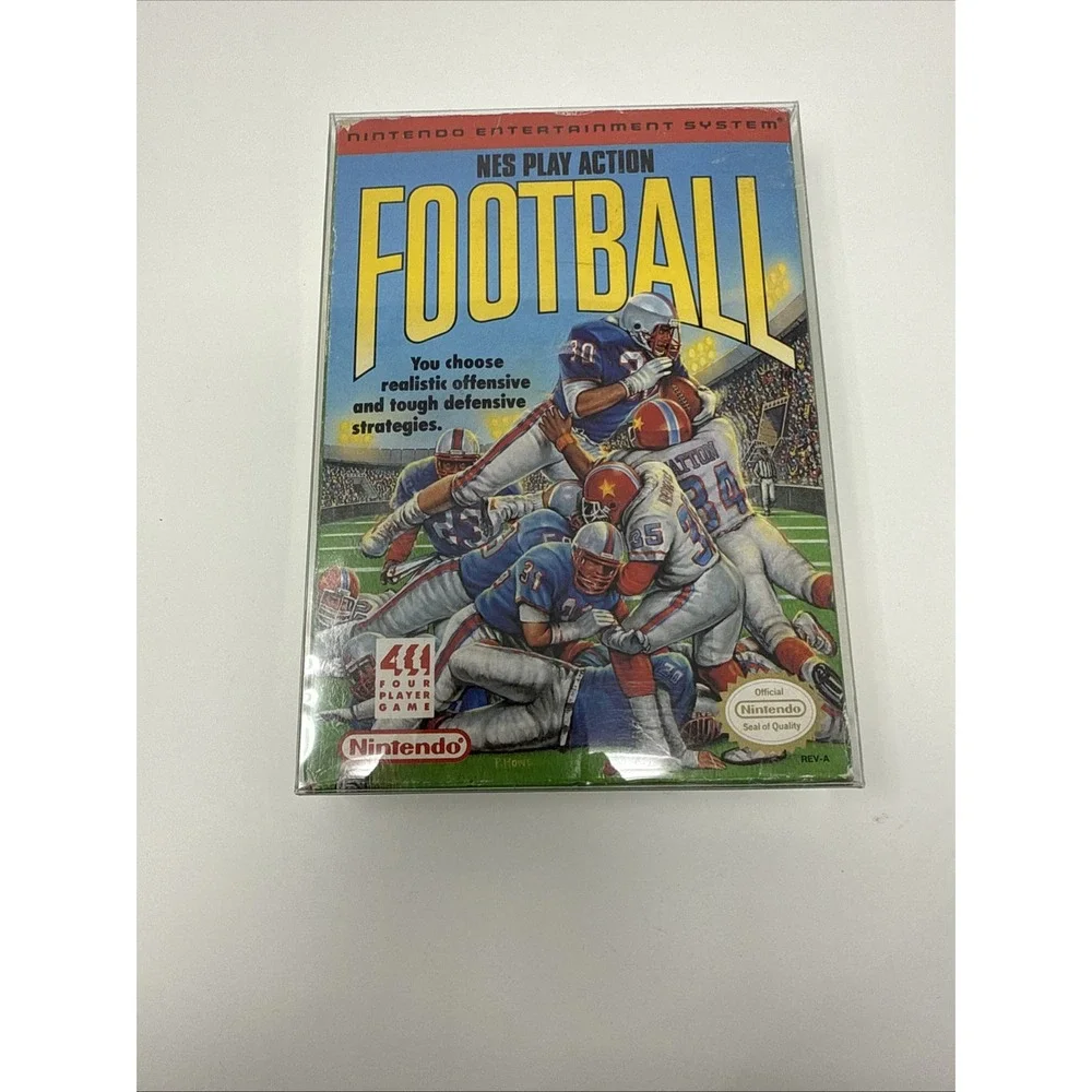 Play Action Football NES CIB Nice Shape! Fast Free Shipping!‎